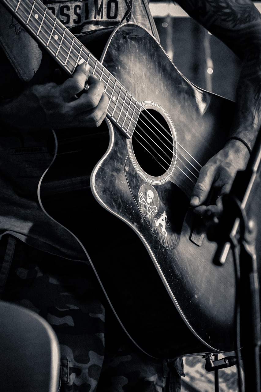 guitar, music, musician, instrument, guitarist, band, people, acoustic, rock, song, man, artist