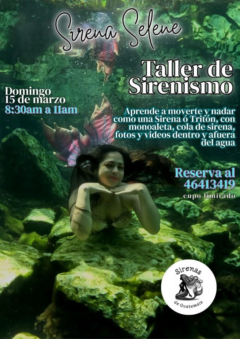 Taller de Sirenismo en Guatemala: Conviértete en Sirena o Tritón